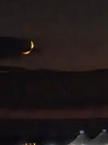The wanning crescent of the moon